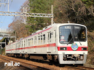 神戸電鉄2021年クリスマス列車2002×3