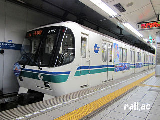 神戸市交通局たなばた列車海岸線10周年ペイント